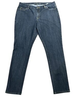 Michael Kors Women's Dark Blue Straight-Leg Jeans